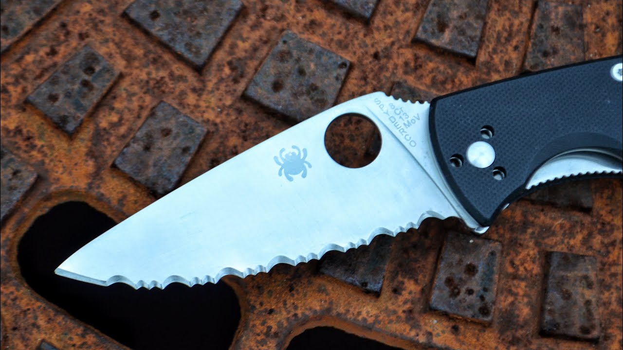 Серрейтор- добро. Spyderco Tenacious Serrated обзор ножа