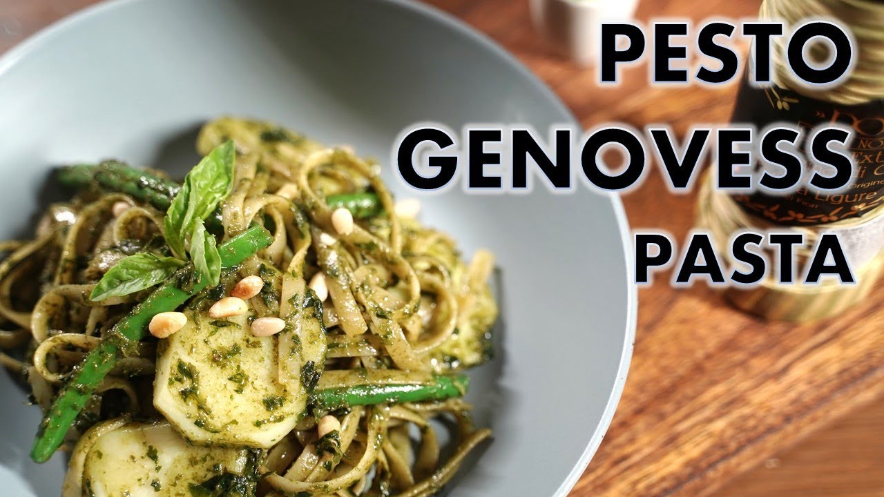 링귀니 바질 페스토 파스타 레시피 / How to make pesto pasta / 제노바식 바질 페스토