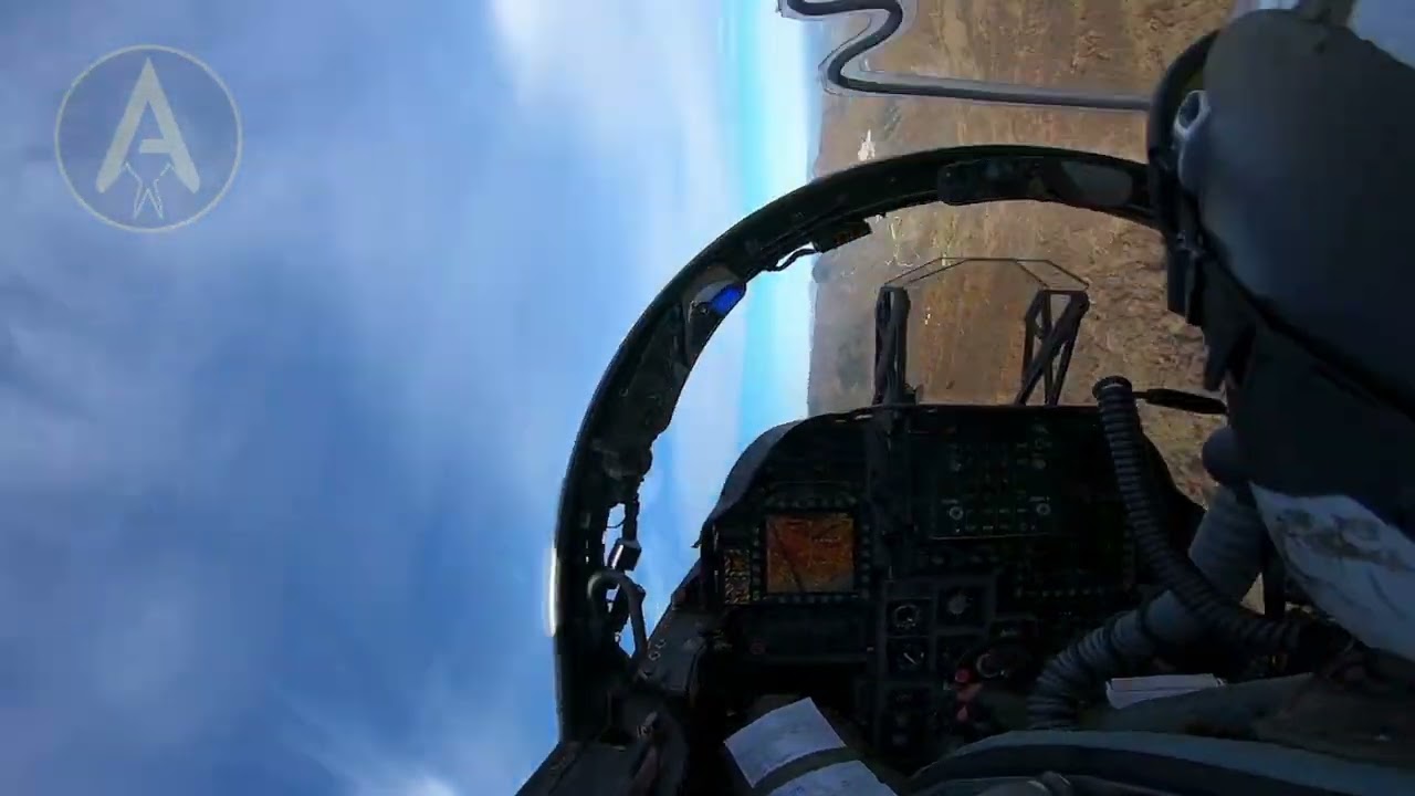 AV-8B Harrier low level flying