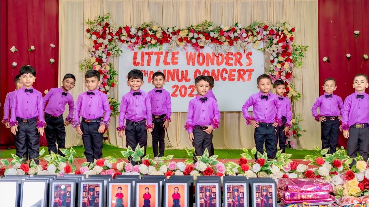 Five Little Fingers Song 🖐🏻| Fun Action dance 🕺 for Kids|Little wonder preschool|Annual concert-2025