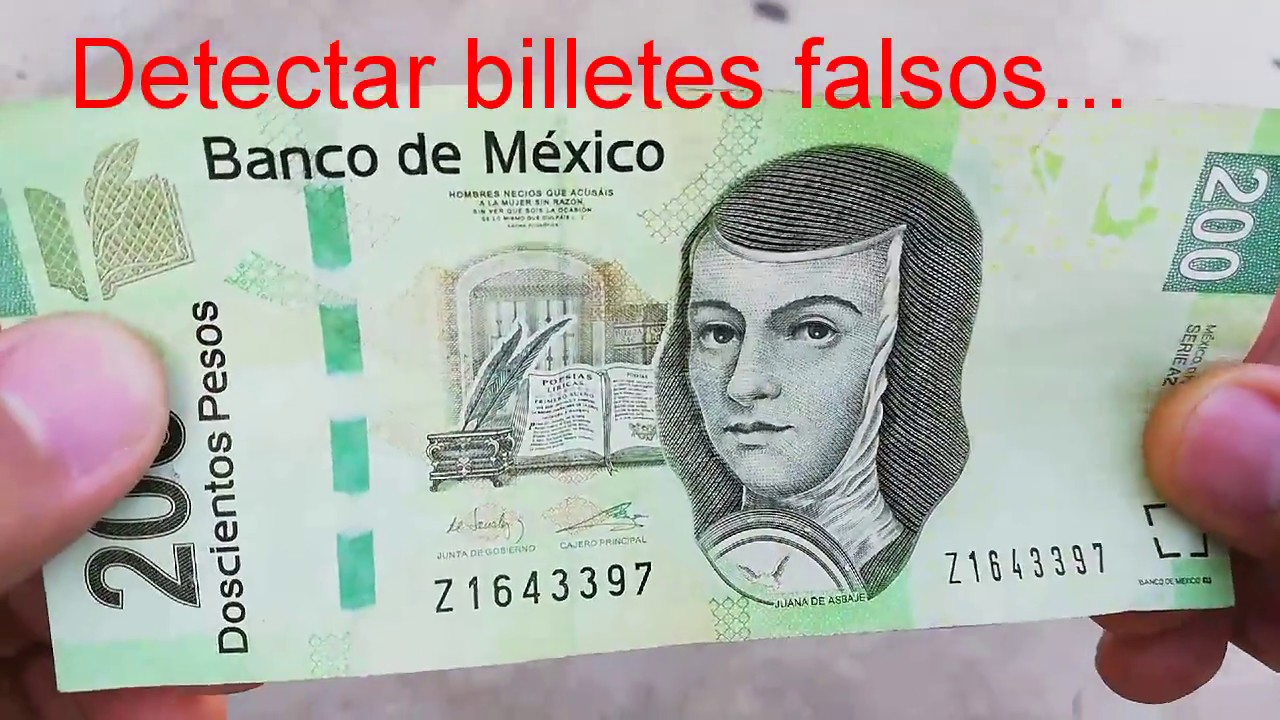 COMO DETECTAR BILLETES FALSOS!