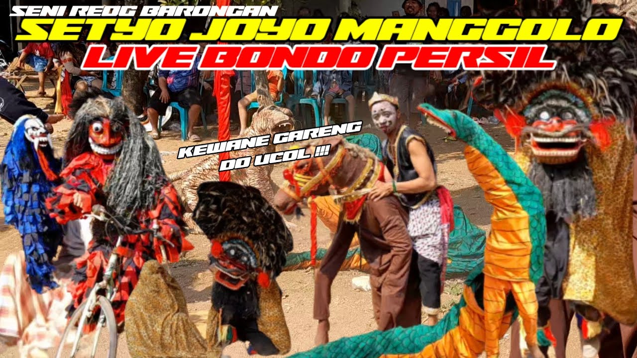 BARONGAN SETYO JOYO MANGGOLO LIVE DESA BONDO PERSIL 3 SEP 2023 | BARONGAN NGEJAR BOCIL PADA KABUR !!