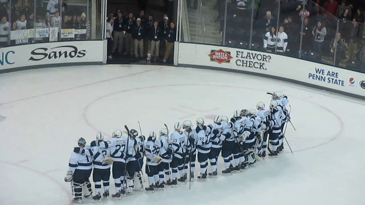 2013 Penn State Hockey vs Michigan Penn State Alma Mater