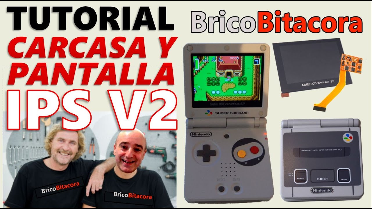 TUTORIAL CAMBIO DE PANTALLA IPS V2 (GAMEBOY ADVANCE SP)