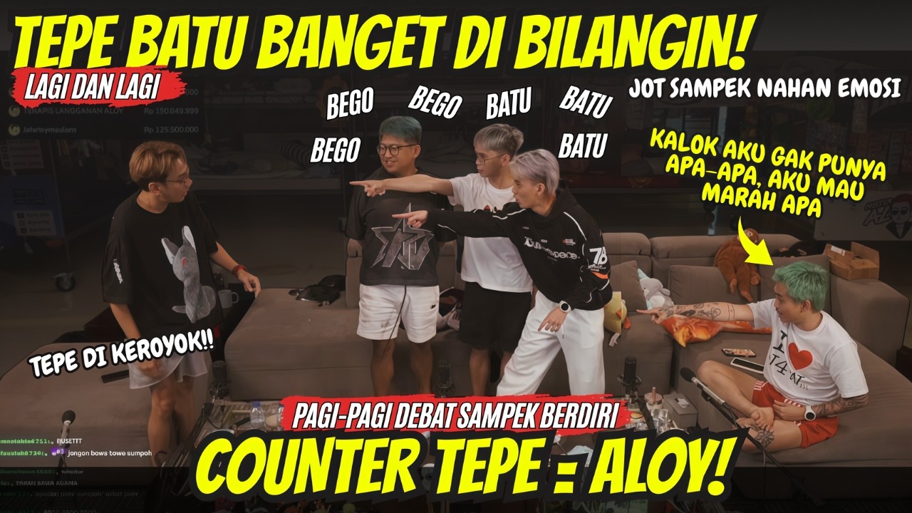 ALOY ADALAH COUNTER TEPE?! 😳 PAGI_PAGI BERDEBAT LEVEL TINGGI, JOT NAHAN EMOSI | Marapthon Season 3