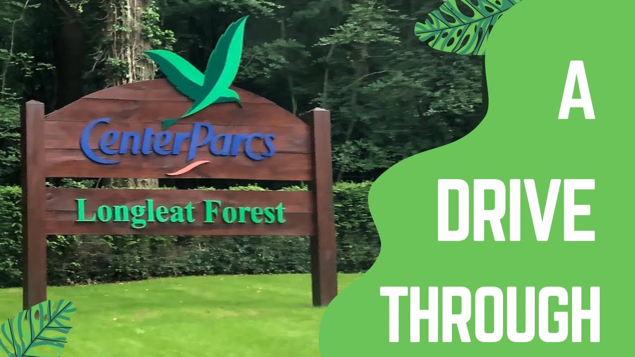 Center Parcs Longleat Forest Drive through Reception to lodge 619 Fir