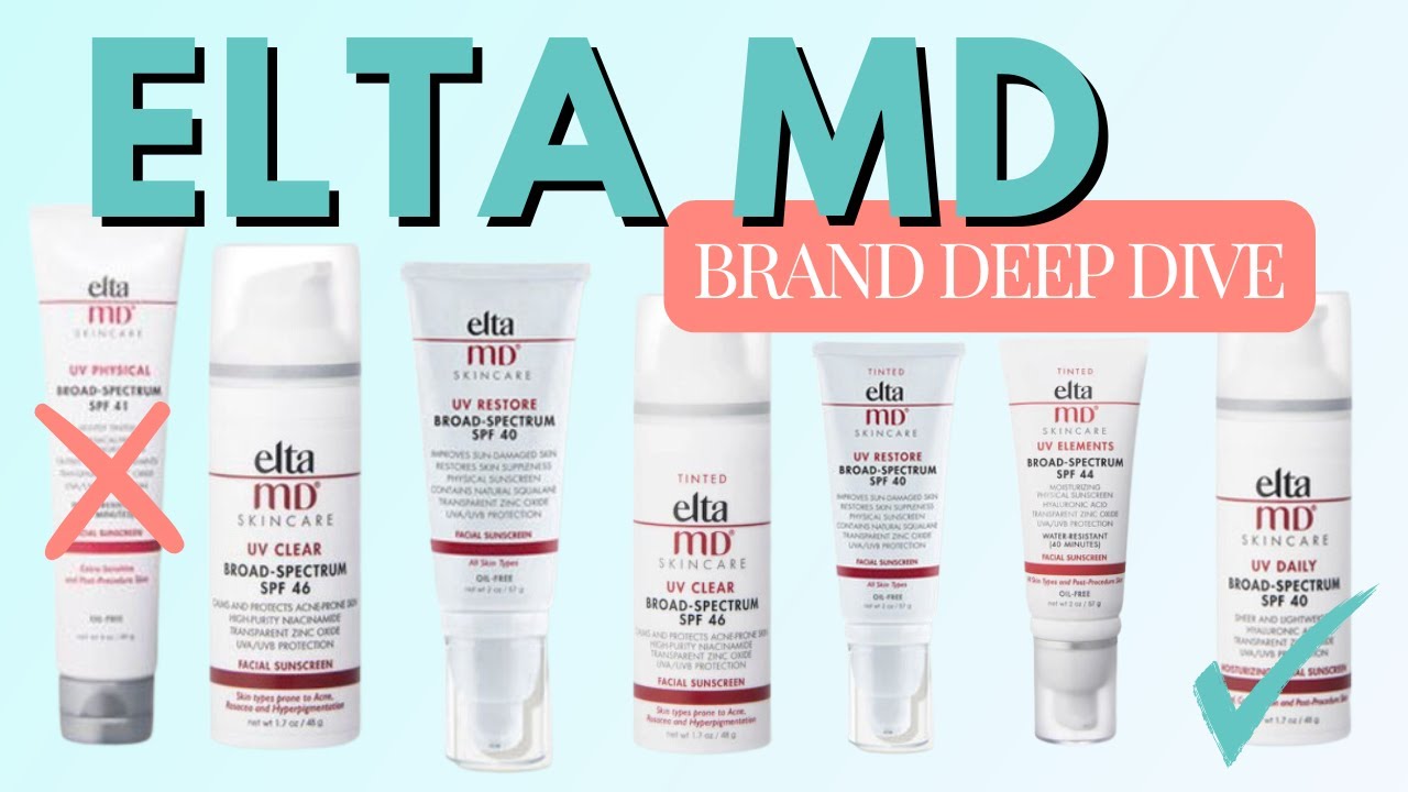Elta MD Sunscreen Showdown! | BEST Elta MD Sunscreens In-Depth Review: TINTED VS. UNTINTED