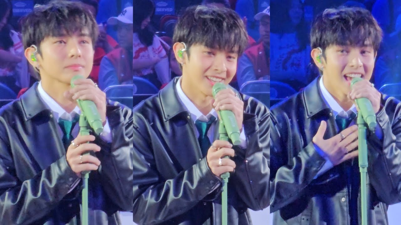justin at NCAA Season 100 Opening Ceremony (MOA Arena) Full Video 💚