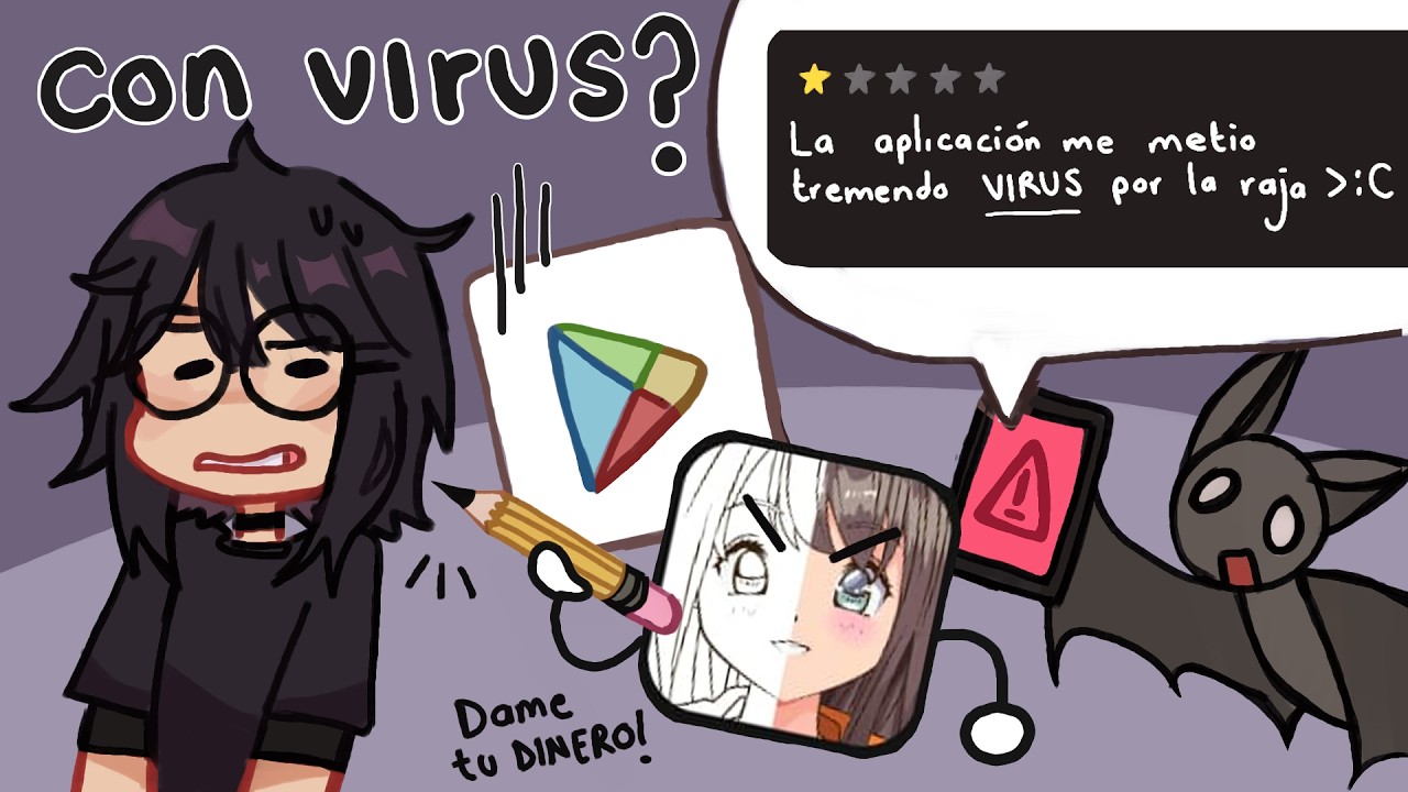 ¿FUNCIONAN las aplicaciones para APRENDER A DIBUJAR ? NO. JAJA XD (Dibujando con apps chotas)