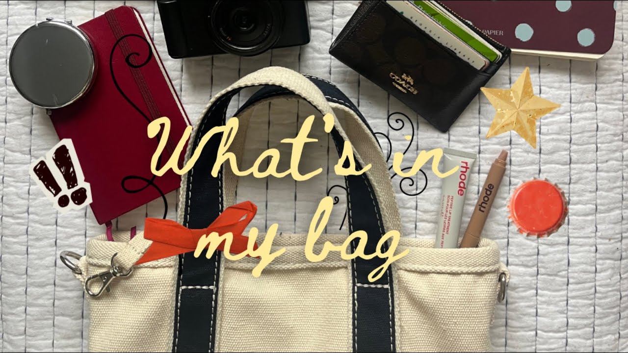 what's in my every day bag!