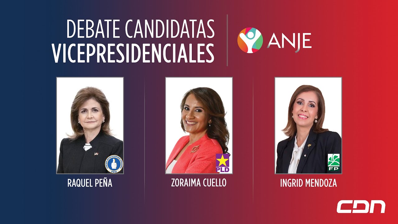Debate ANJE | Candidatas Vicepresidenciales