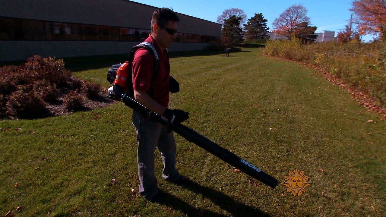 CBS News Sunday Morning - Battling loud leaf blowers