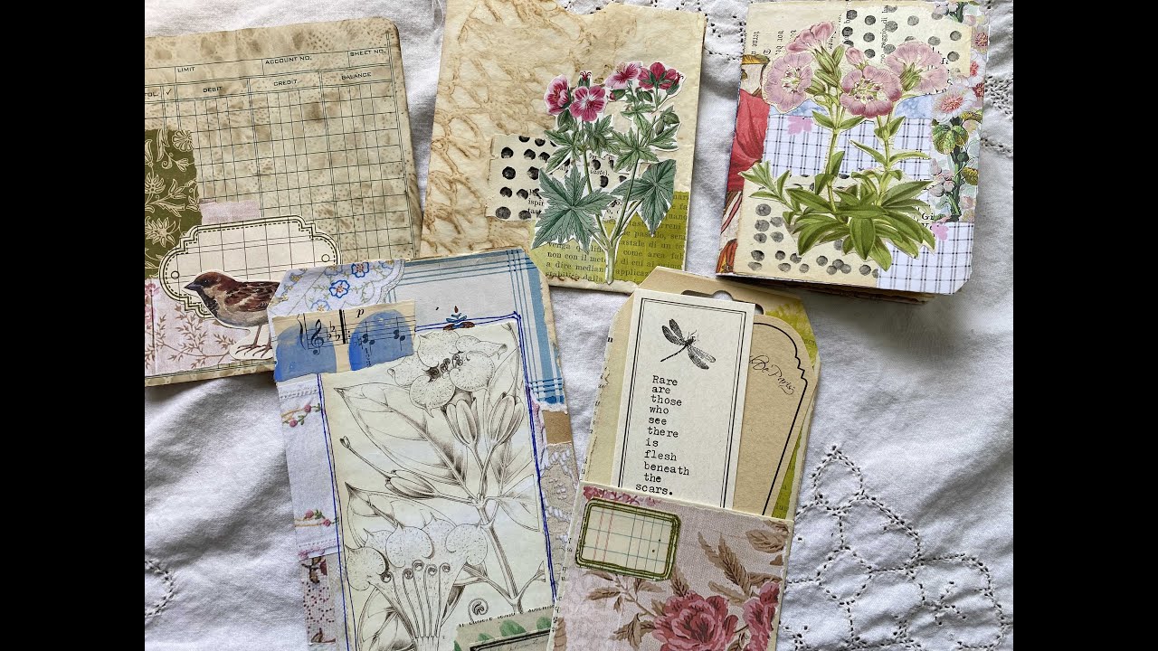Craft with me | bits and bobs | crafting from my 'to do' basket