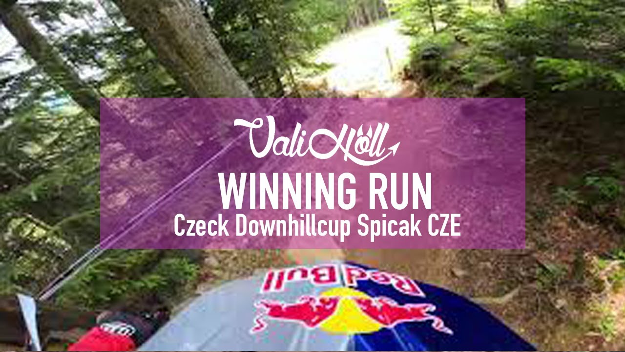 Vali Höll Winning Run in Spicak CZECK DOWNHILLCUP I GoPro POV