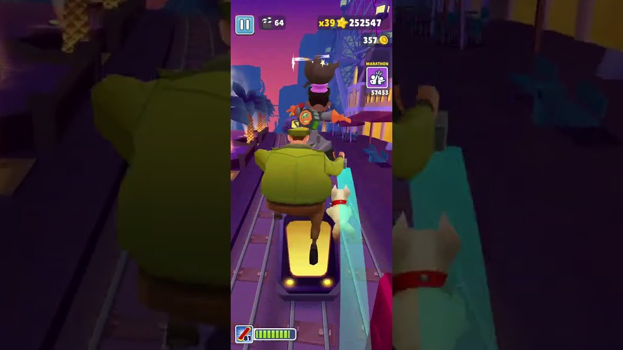 Subway surfers hollywood one run challenge for hlorx frame
