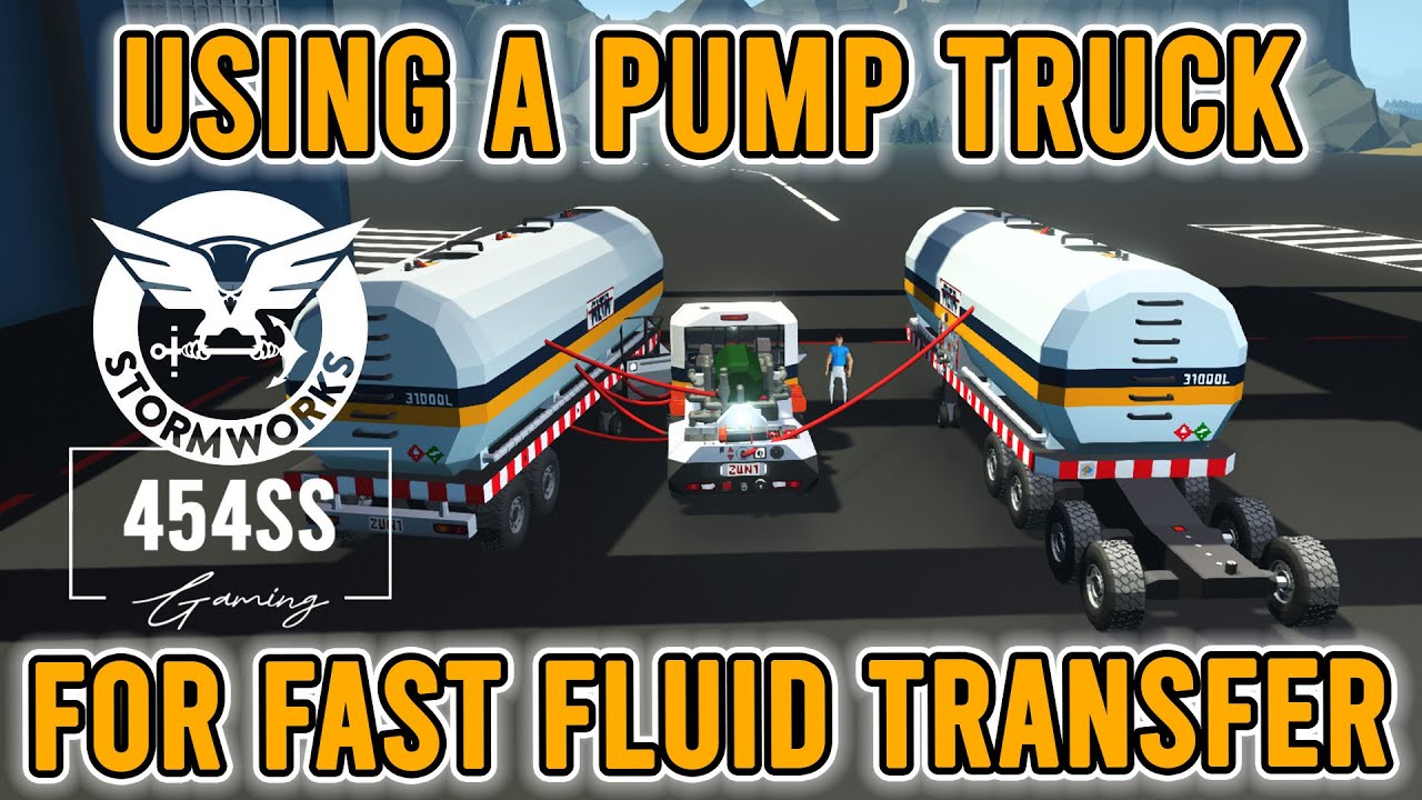 Micro-Truck for quick PUMPING in Stormworks