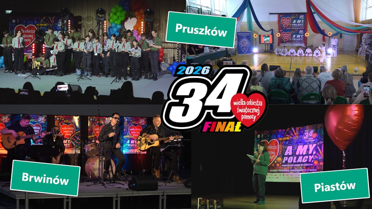 34. Finał WOŚP w Pruszkowie, Piastowie i Brwinowie