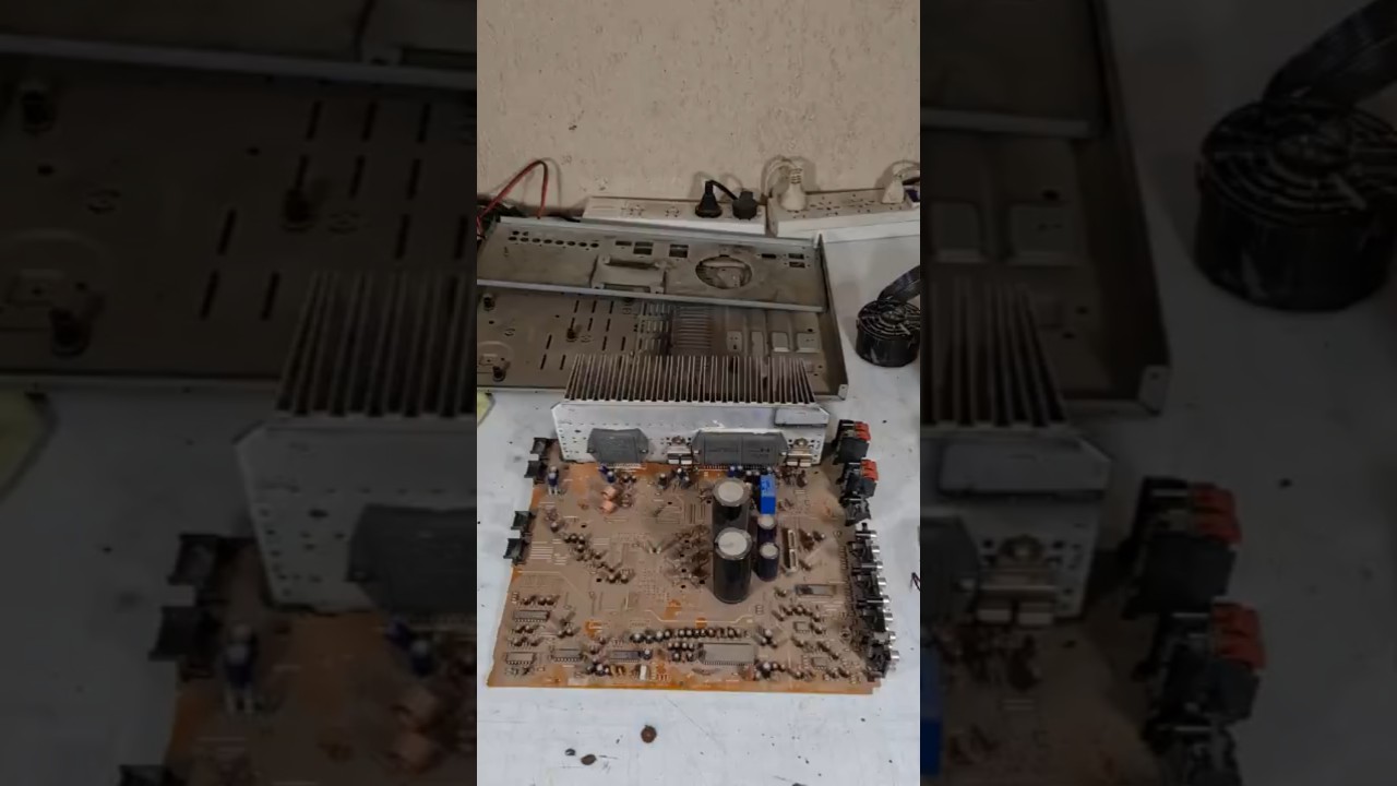 Restauraci&oacute;n amplificador integrado TECHNICS SU-G75 Jap&oacute;n 1995 desarmadero #retro #vintage #vinyl