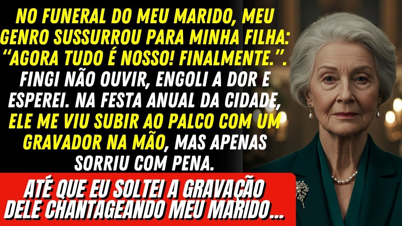 ＂Finalmente＂, disse meu genro no velório    Mas o plano do meu marido DESTRUIU seu futuro
