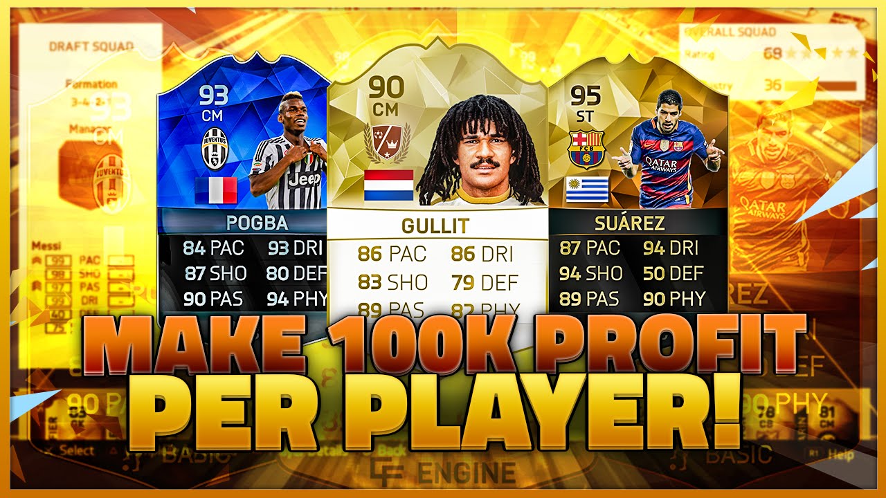 FIFA 16: MAKE 100K PROFIT PER PLAYER - TRADING METHOD!!
