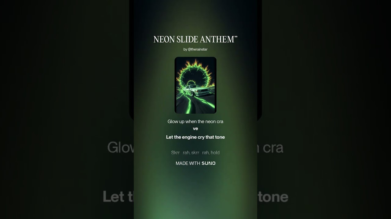 NEON SLIDE ANTHEM” 2