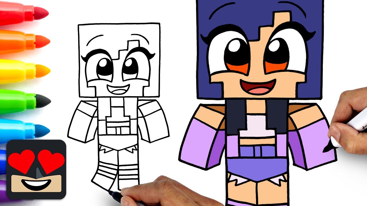 How To Draw Aphmau | Step by Step Art Lesson for Beginners