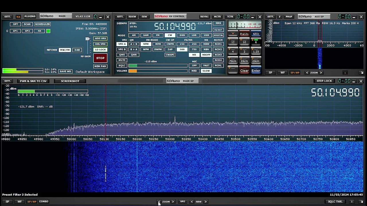 #TZ5AM (Mali) 6m CW Peaking 9++ into vertical