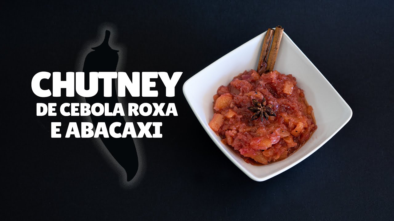 Chutney de Cebola Roxa e Abacaxi
