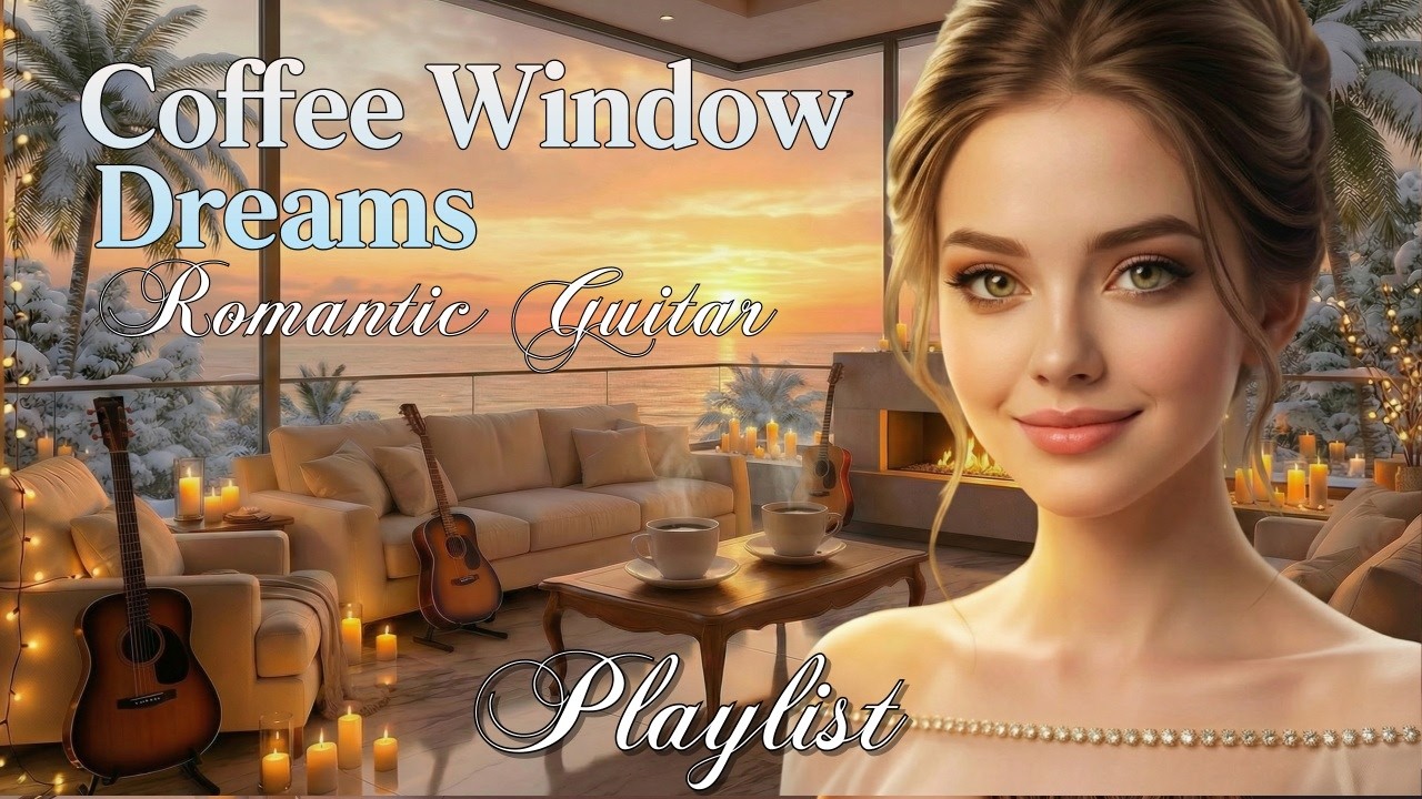 🎧 Coffee Window Dreams ☕ Romantic Healing Guitar Playlist (Lo-Fi Pop) 🎶Beautiful Songs