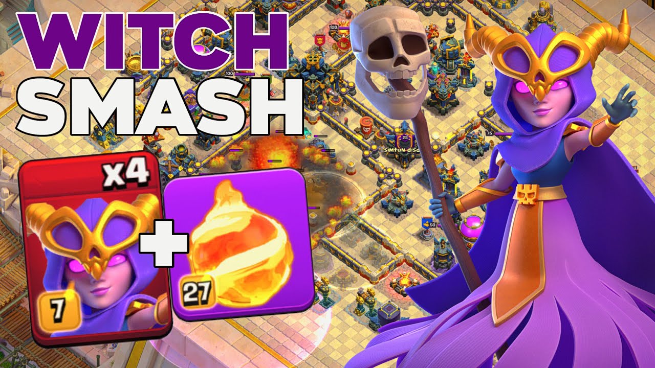 Still Stronger? TH17 Warden Walk Fireball Super Witch Legend League Attacks!