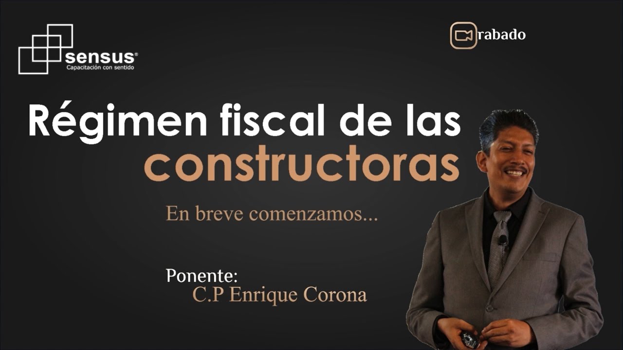 Régimen fiscal de las constructoras