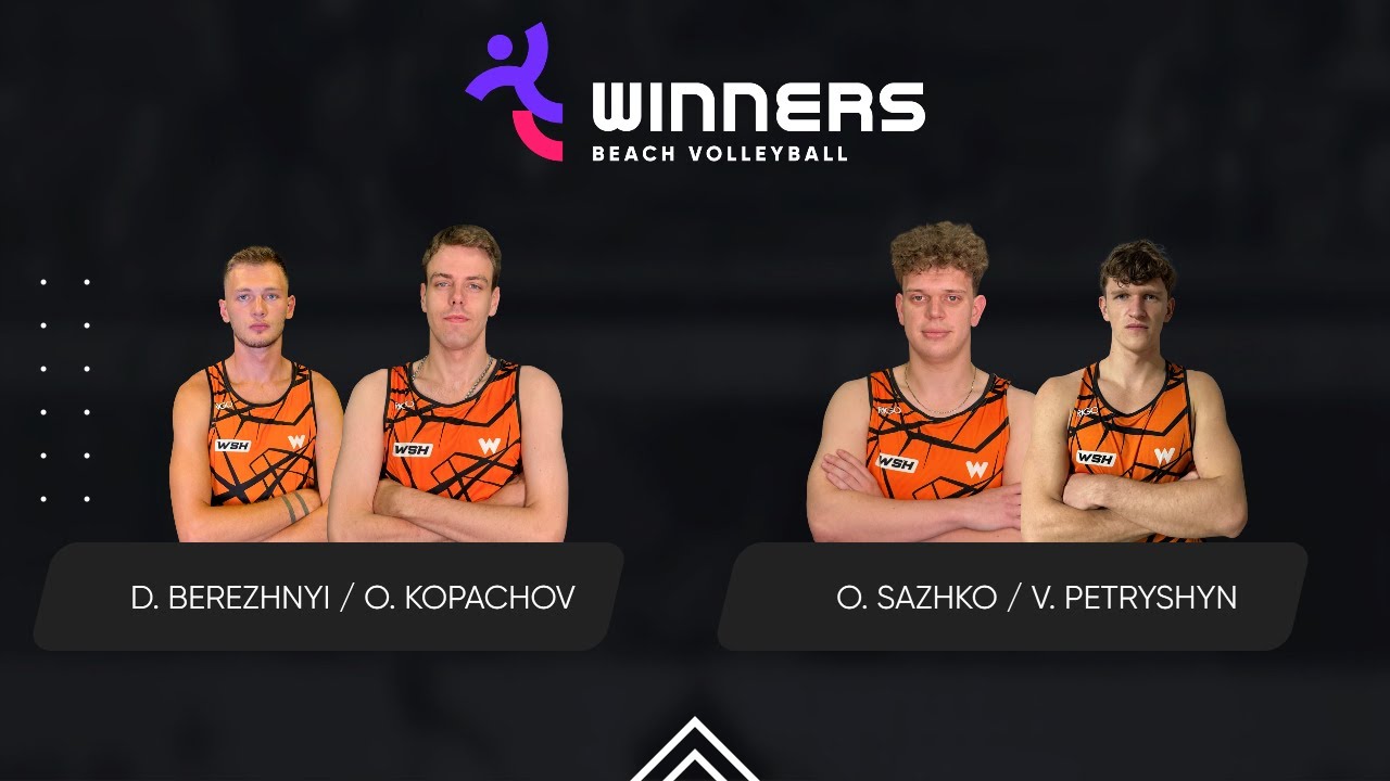 Winners Beach Volleyball. Men. D. Berezhnyi / O. Kopachov - O. Sazhko / V. Petryshyn 12.11.2025