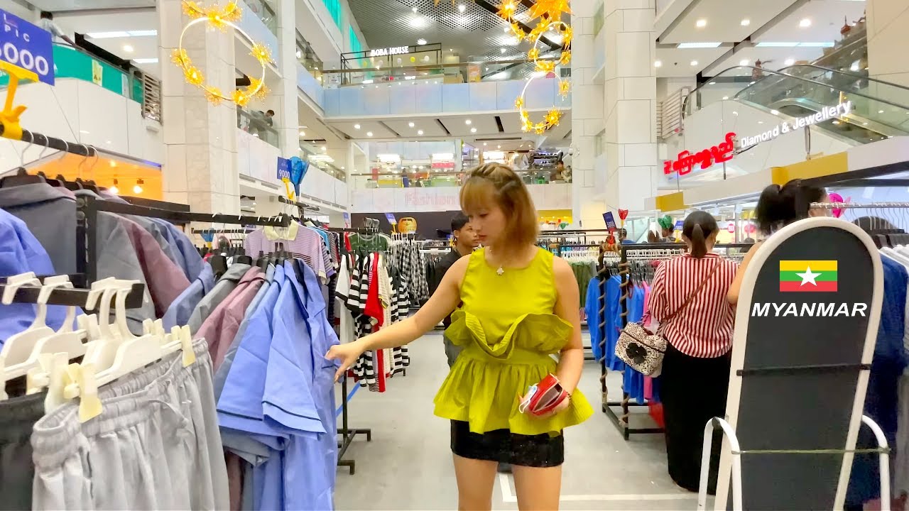 🇲🇲 Exploring the vibrant luxury mall in YANGON | Junction Square | MYANMAR