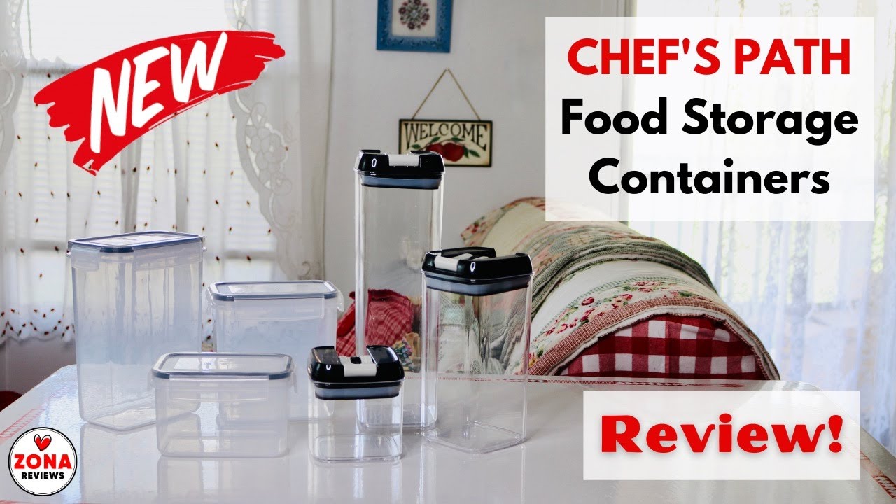 CHEF'S PATH - Airtight Food Storage Container  Set ❤️     FULL   Review    ⭐️