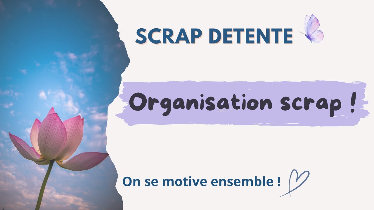 J'organise mes kits  et collections de papiers... et vous ? On se motive ensemble - Scrap détente !