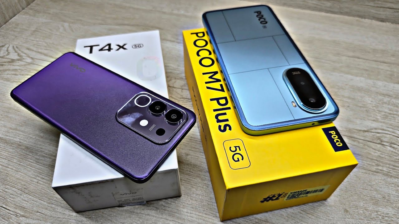 Poco M7 Plus 5G vs Vivo T4x 5G - Which Should You Buy ?