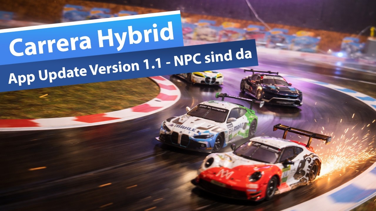 Carrera Hybrid: App Update to Version 1.1 - the NPCs are here! An overview of the app changes.