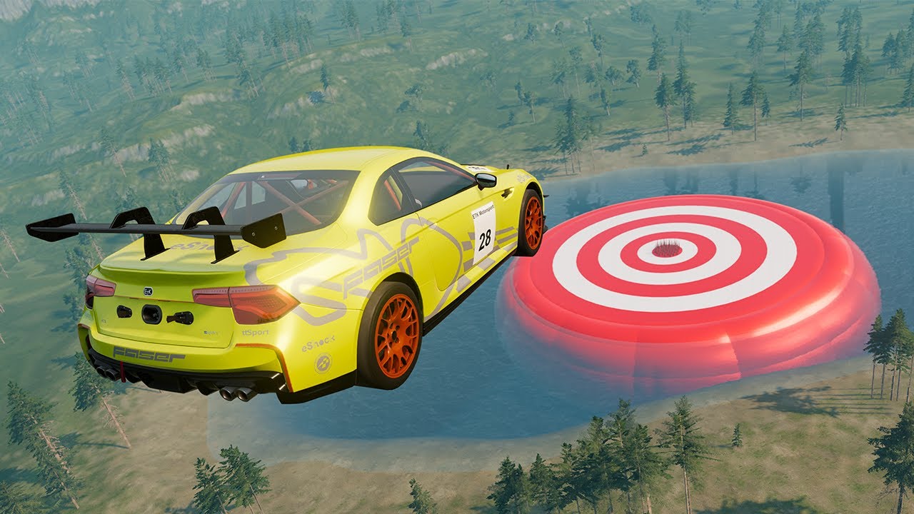 Cars vs High Mega Ramp Physics Test | Realistic Speed Car Crashes | BeamNG.Drive
