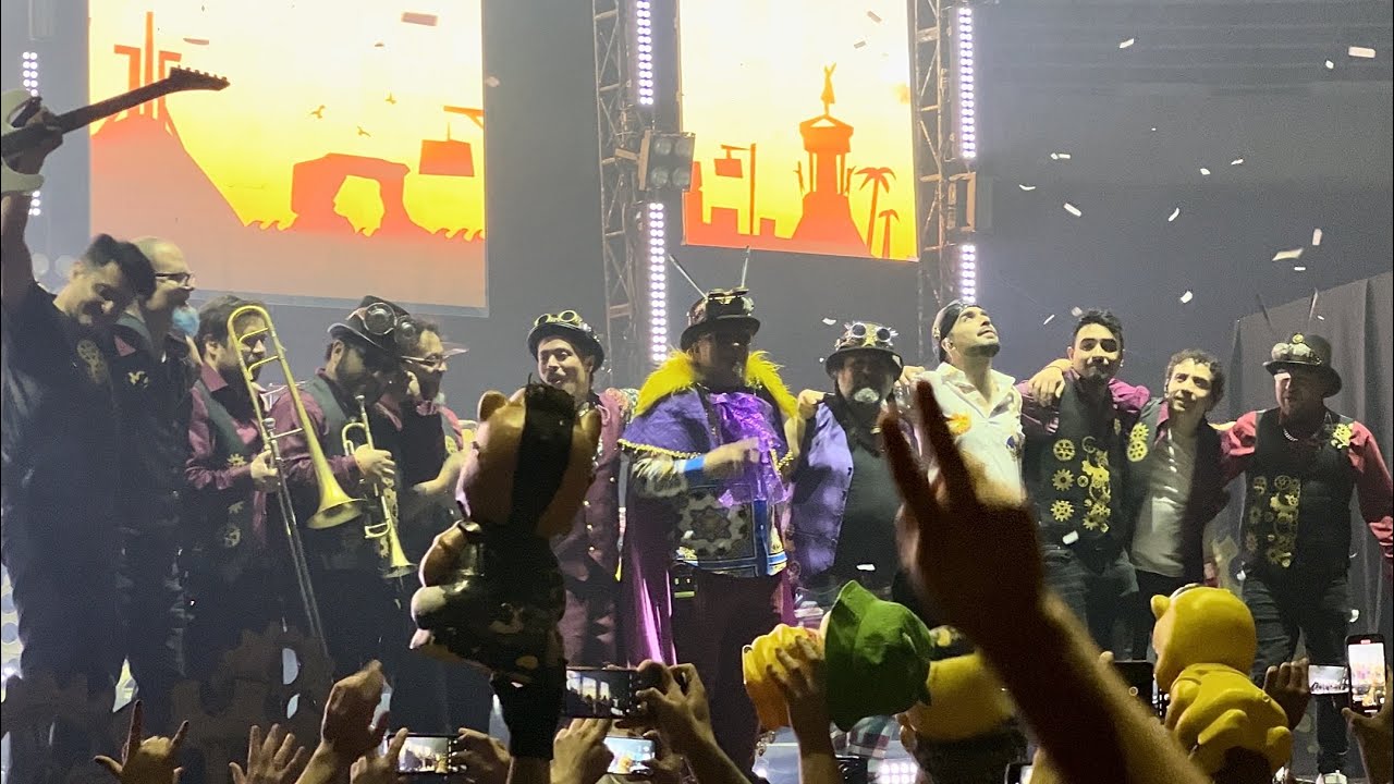 Chancho En Piedra - Locura Espacial + Cierre - Voy Y Vuelvo @ Movistar Arena Chile 2023 4K HDR 60FPS