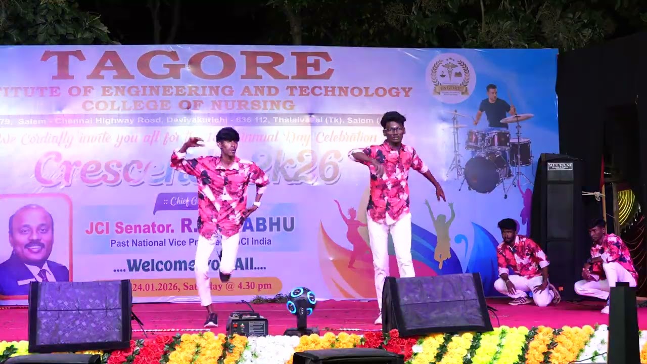 தாகூர் பொறியியல் மற்றும் தொழில்நுட்ப கல்லூரி & நர்சிங் கல்லூரி | Crescendo 2K26 ஆண்டு விழா