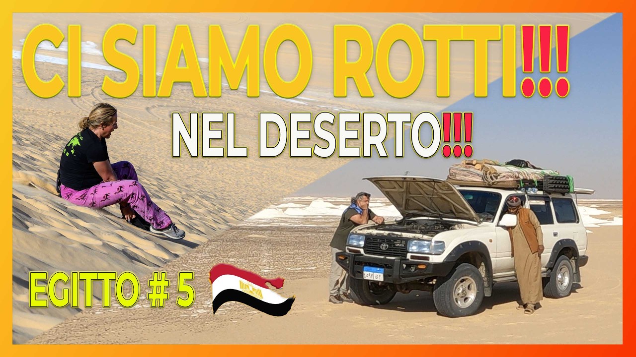 Dalle dune ai GUAI: il nostro folle viaggio nel deserto egiziano 🏄‍♂️💥 GIRO DEL MONDO IN 4X4 (Ep.5)