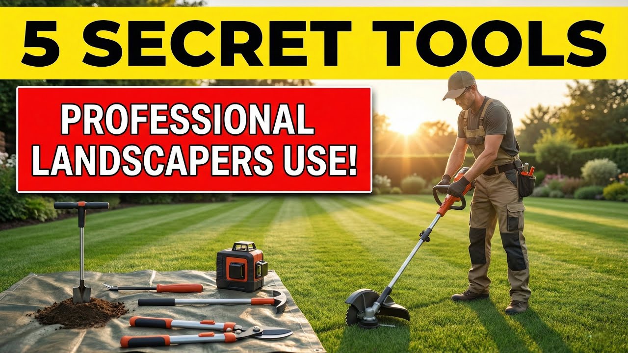 5 SECRET Tools Professional Landscrapers Use (They Will Make Your Life Easier)