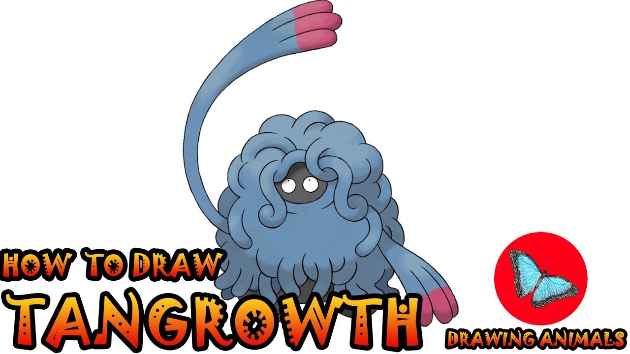 How To Draw Tangrowth Pokemon | Drawing Animals