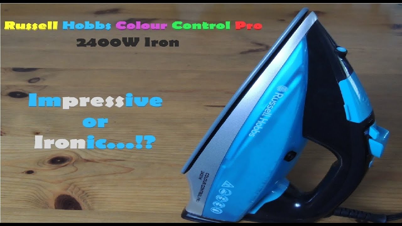 Russell Hobbs Colour Control Pro Steam Iron Review.