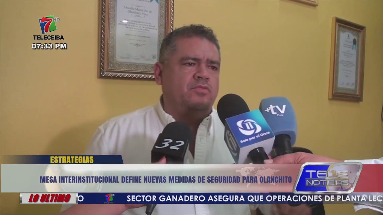 Mesa Interinstitucional define nuevas medidas de seguridad para Olanchito, Yoro