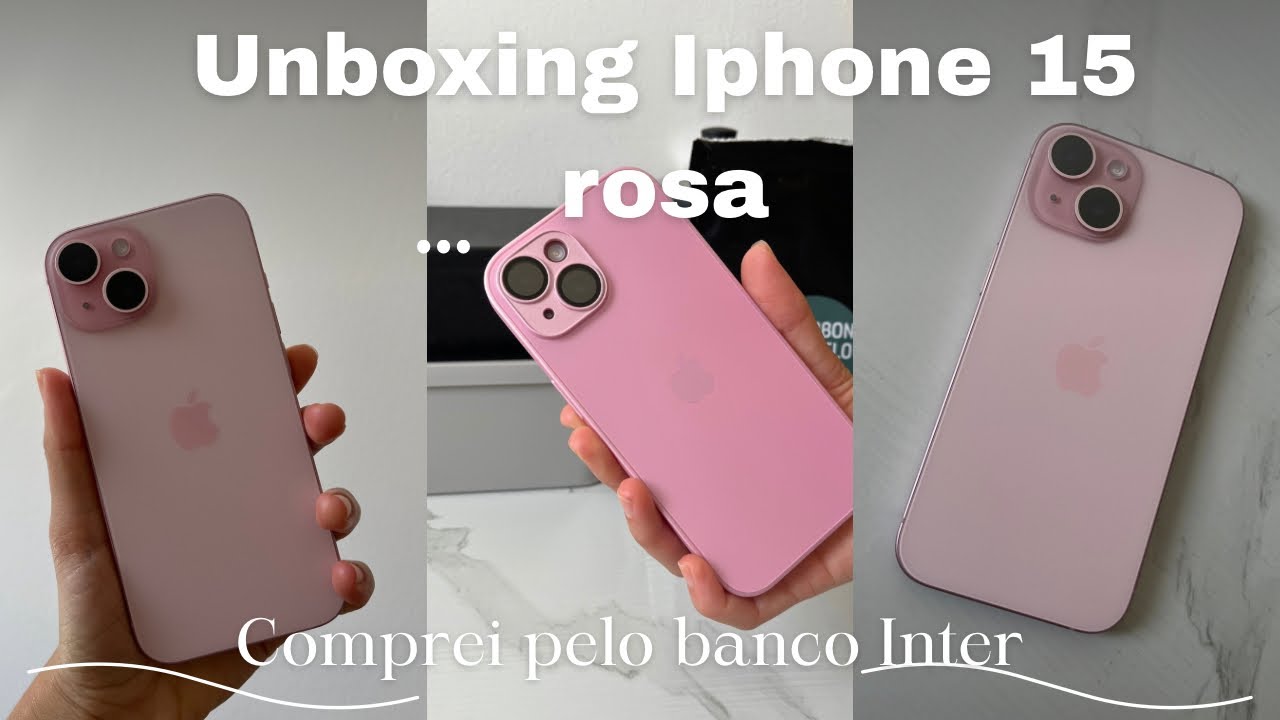 UNBOXING IPHONE 15 ROSA