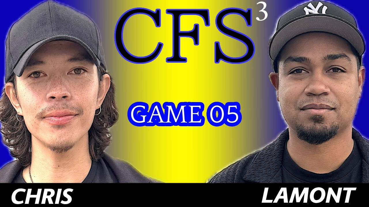 WINNERS QUARTER FINALS: Chris Chann vs Lamont Holt - Competitive Flatground Skateboarding 3 Game 5