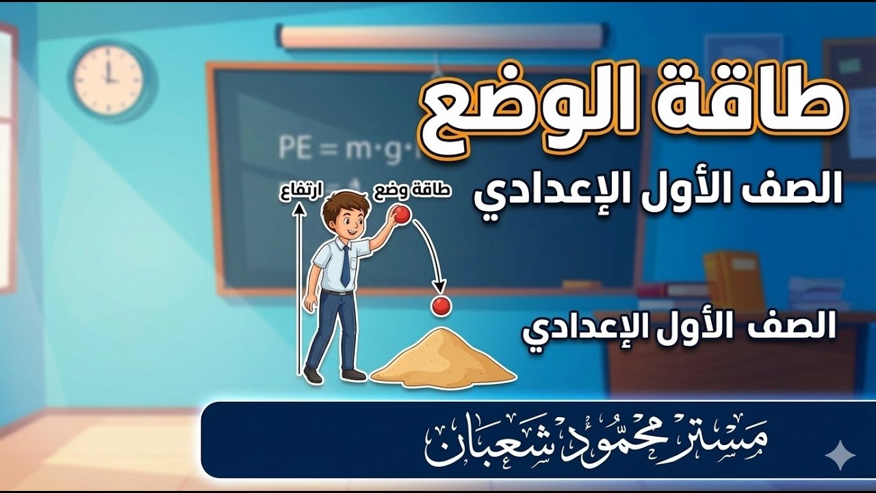 طاقه الوضع - الصف الاول الاعدادي - الترم الثاني