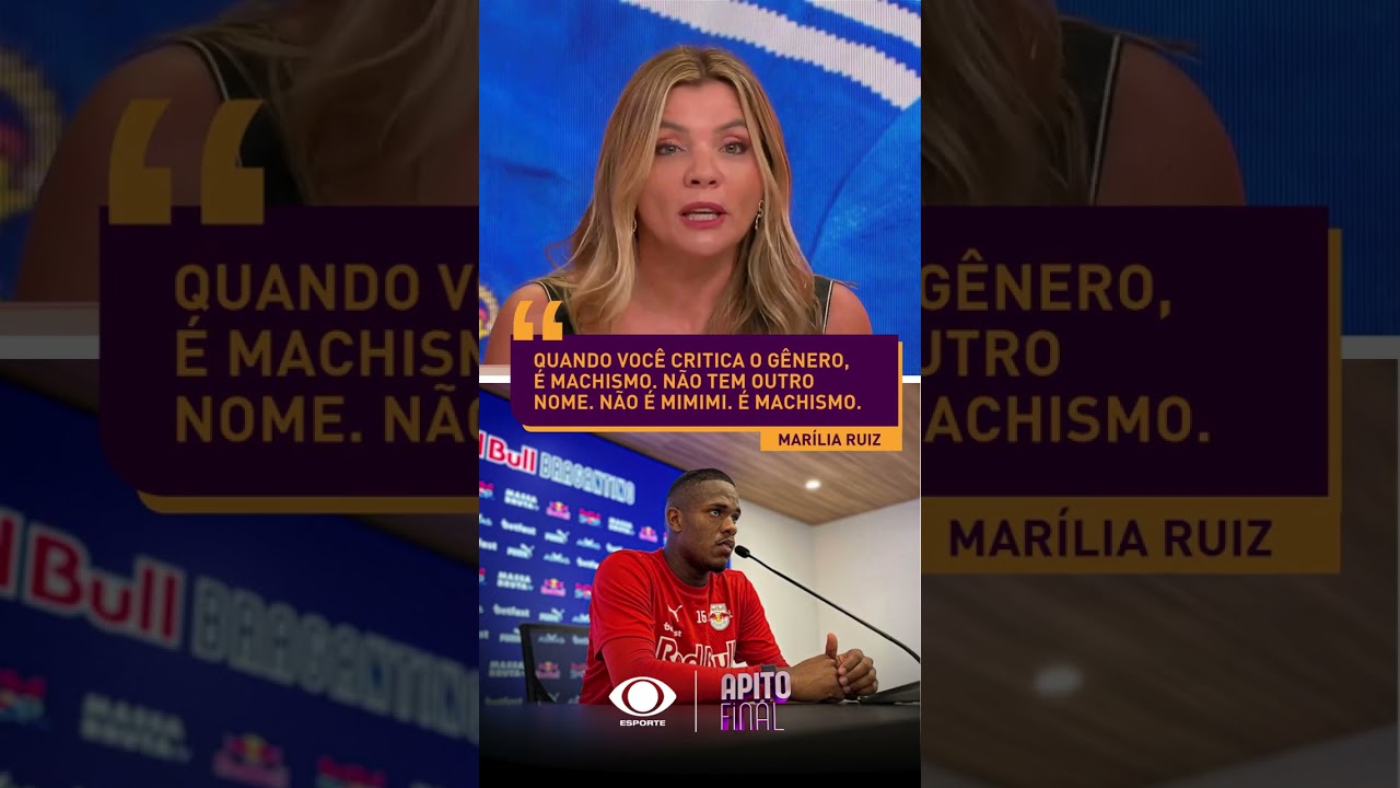 Mar&iacute;lia Ruiz comenta caso de machisto de zagueiro do Bragantino