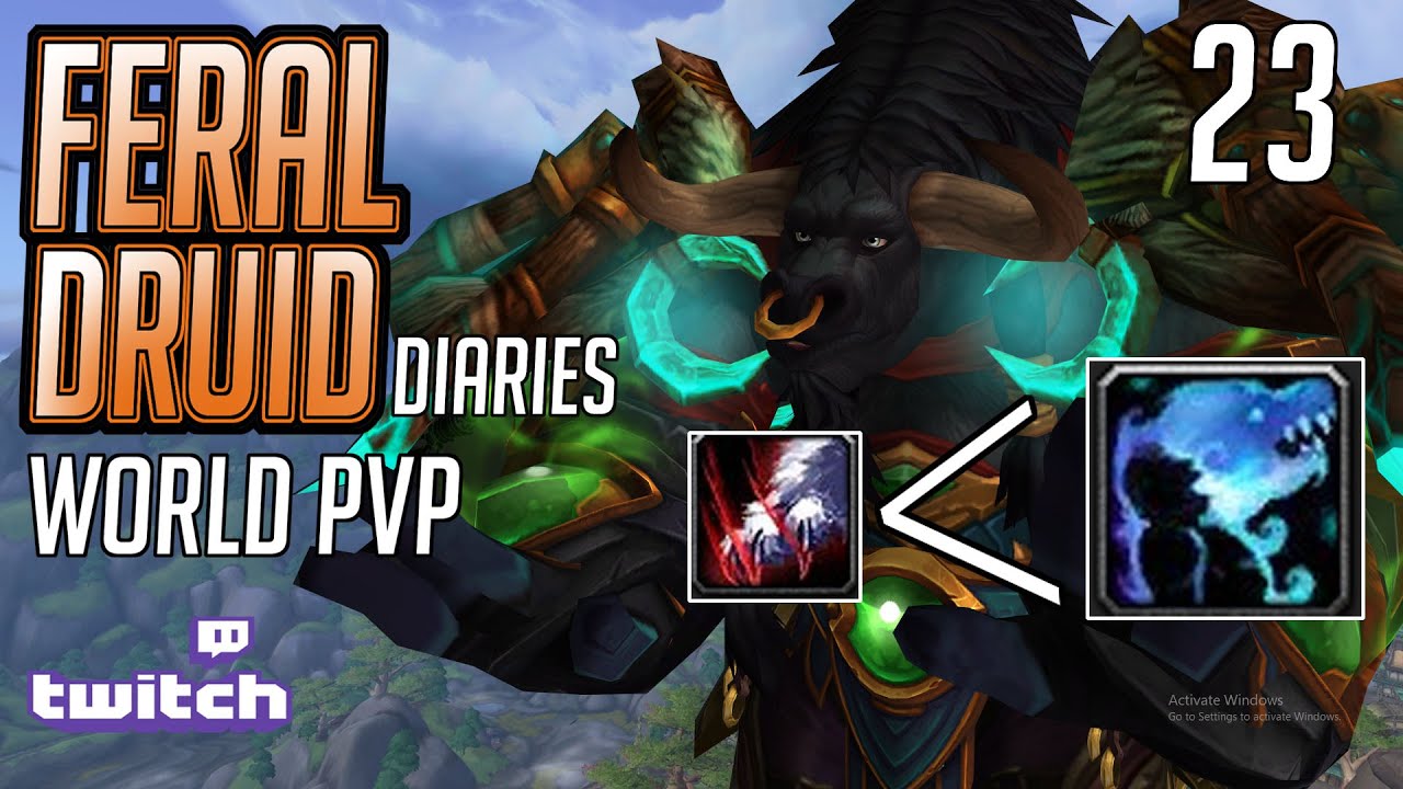 NO to the 2 SHOT BUILD  | 478  ilvl Feral Druid | 8.3 World PVP